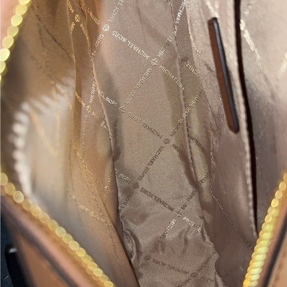 Michael Kors Brown and Cream Crossbody Bag - Picture 4 of 5